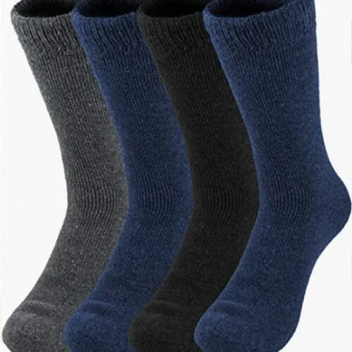 3-Pairs: Men's Thermal Socks for Cold Weather Insulated Socks