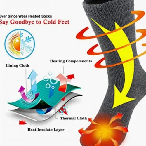 3-Pairs: Men's Thermal Socks for Cold Weather Insulated Socks