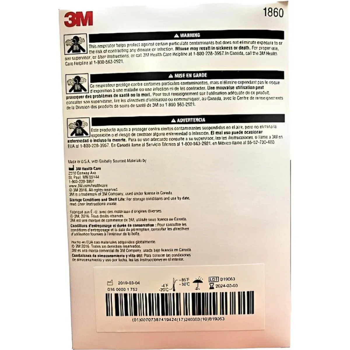 3M - N95 Masks, 20 Units