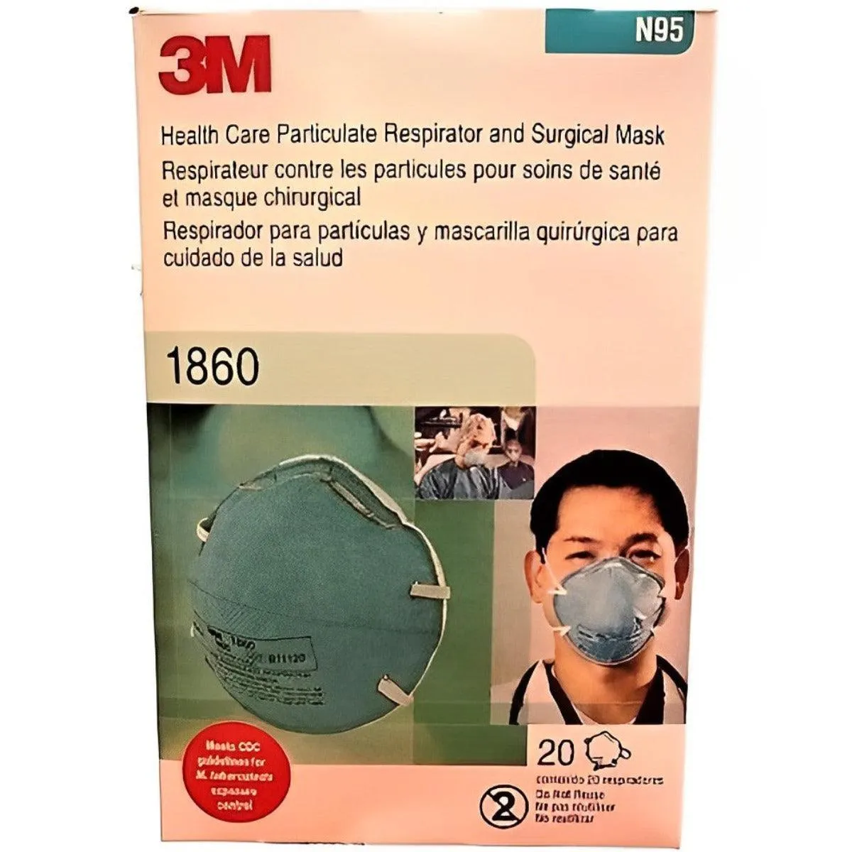 3M - N95 Masks, 20 Units