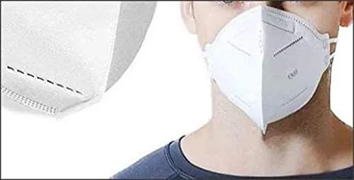 50 pcs Disposable Face Masks, Mouth and Nose Safety Protection KN95-50