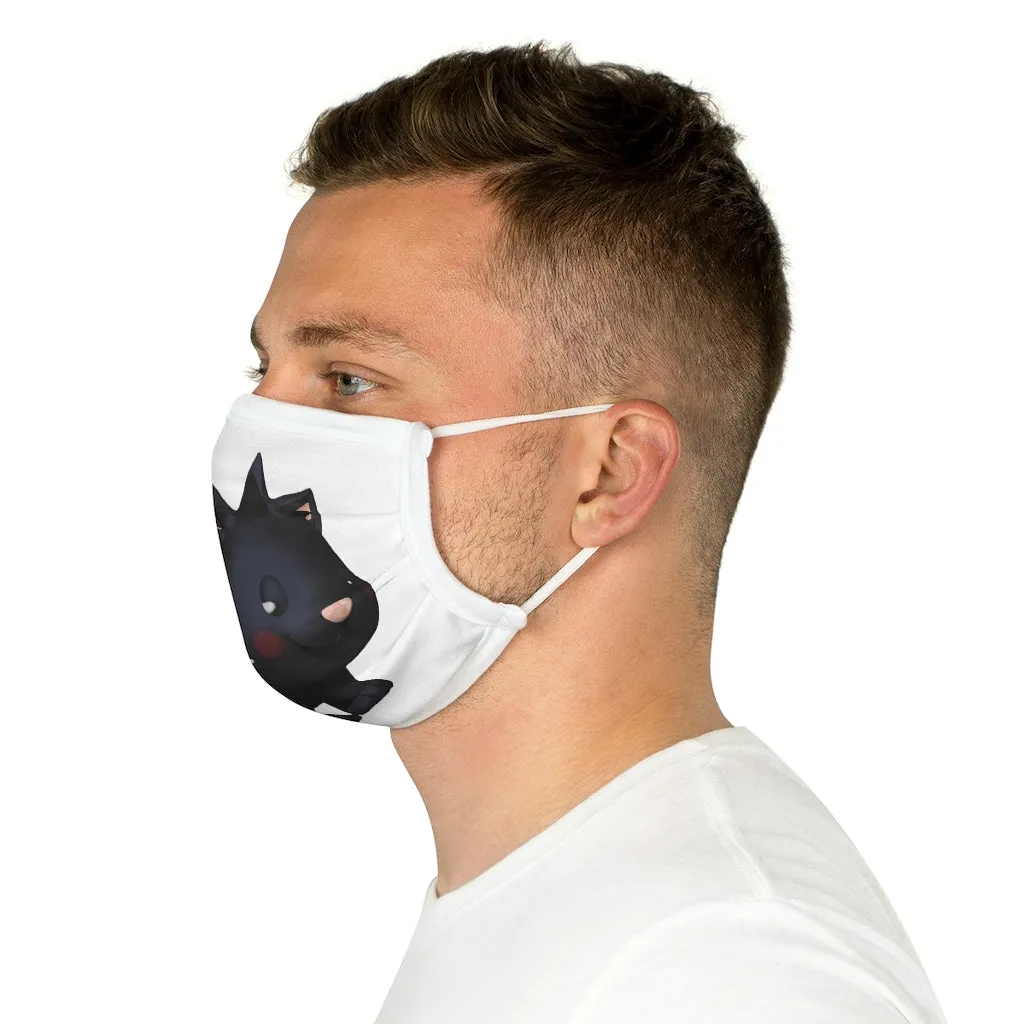 Black Kitty Cotton Face Mask (EU)