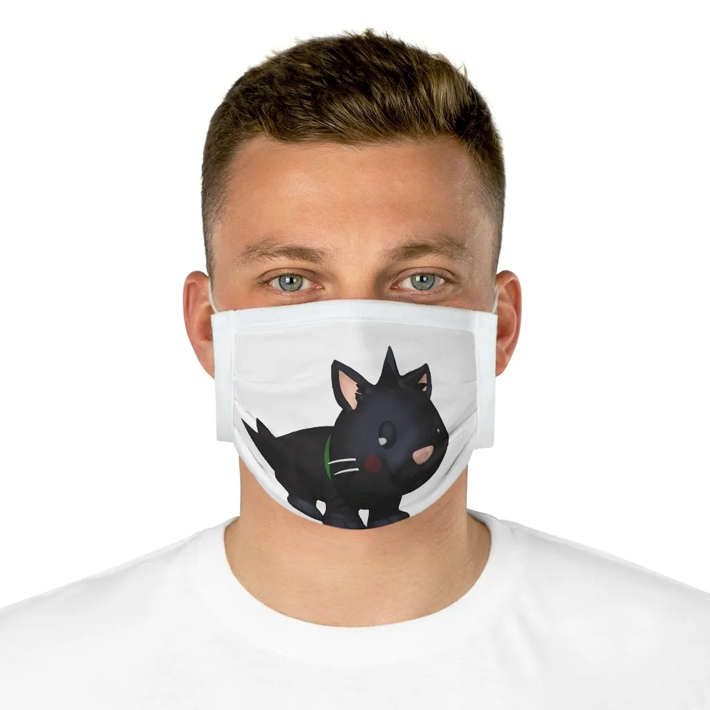 Black Kitty Cotton Face Mask (EU)