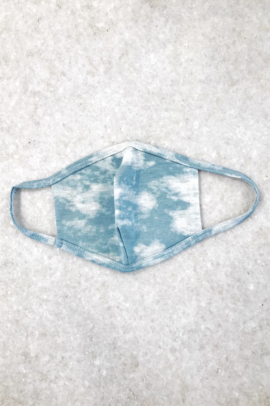 Blue Cloud Tie Dye Mask