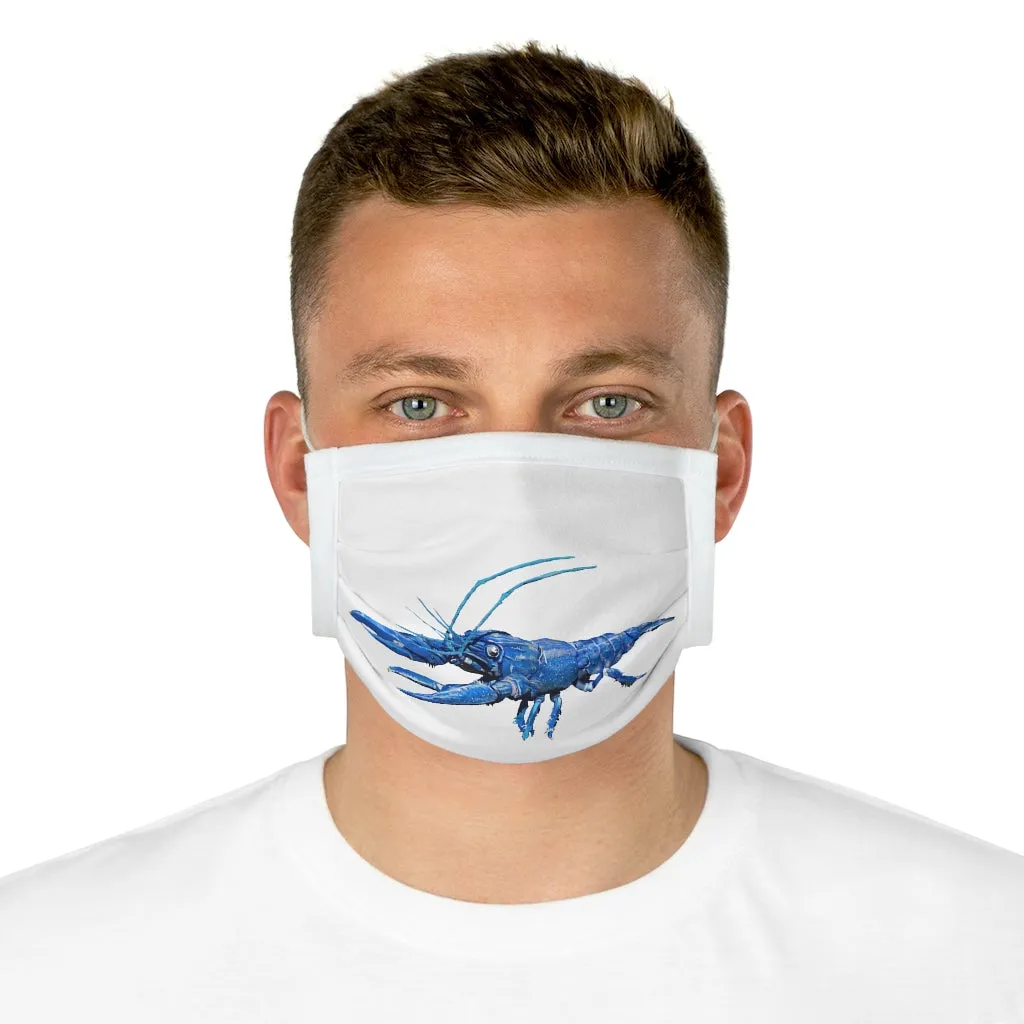 Blue Crawfish Cotton Face Mask (EU)