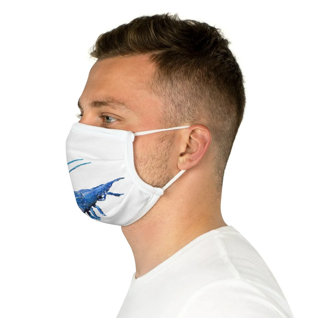 Blue Crawfish Cotton Face Mask (EU)