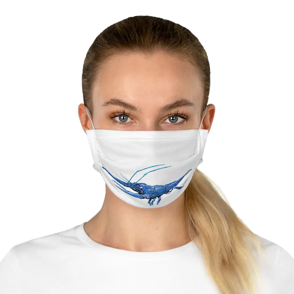 Blue Crawfish Cotton Face Mask (EU)