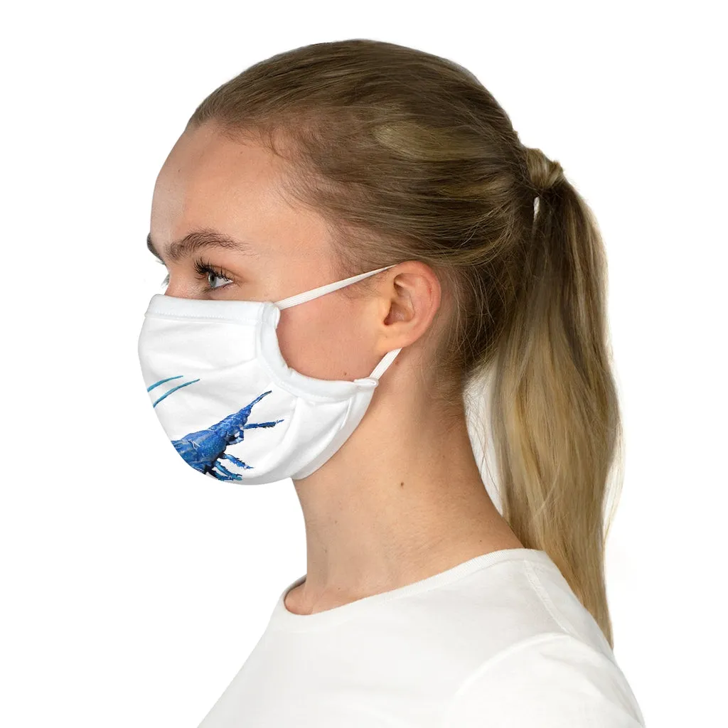 Blue Crawfish Cotton Face Mask (EU)