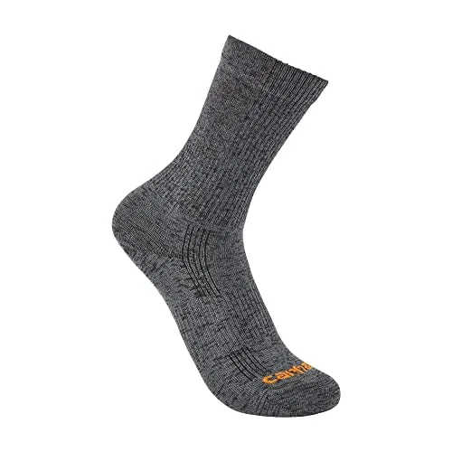 Carhartt SC9980M Men's Lightweight Durable Nylon Blend Crew Sock