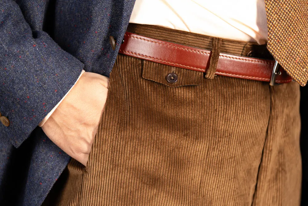 Cognac Stancliffe Corduroy Trousers