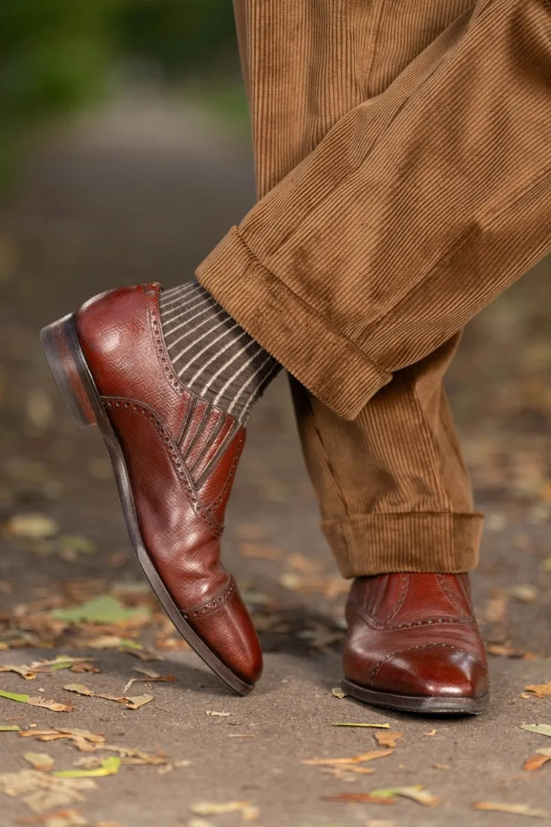 Cognac Stancliffe Corduroy Trousers