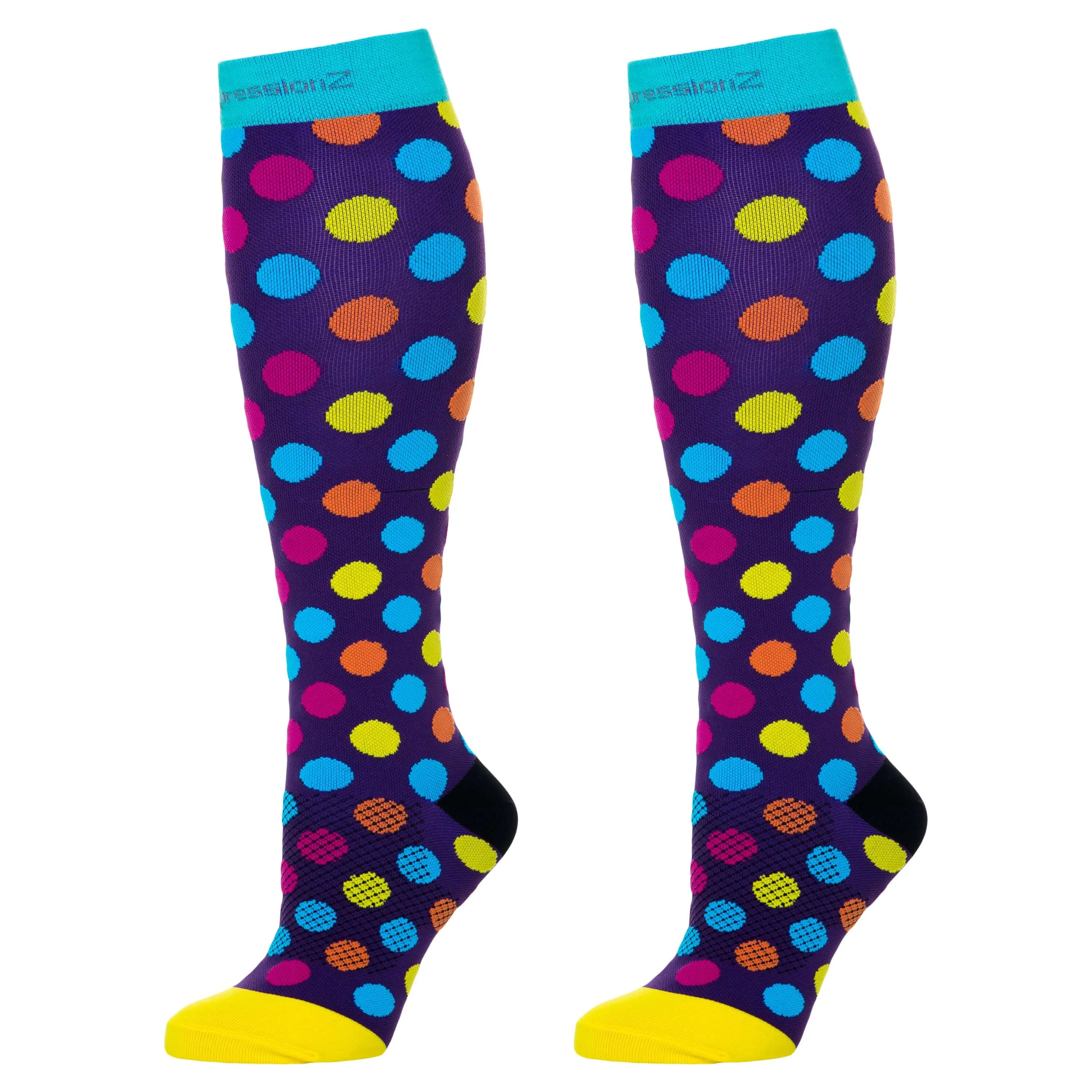 Compression Socks (Fun Patterns 20-30mmHg) - Urban Dots