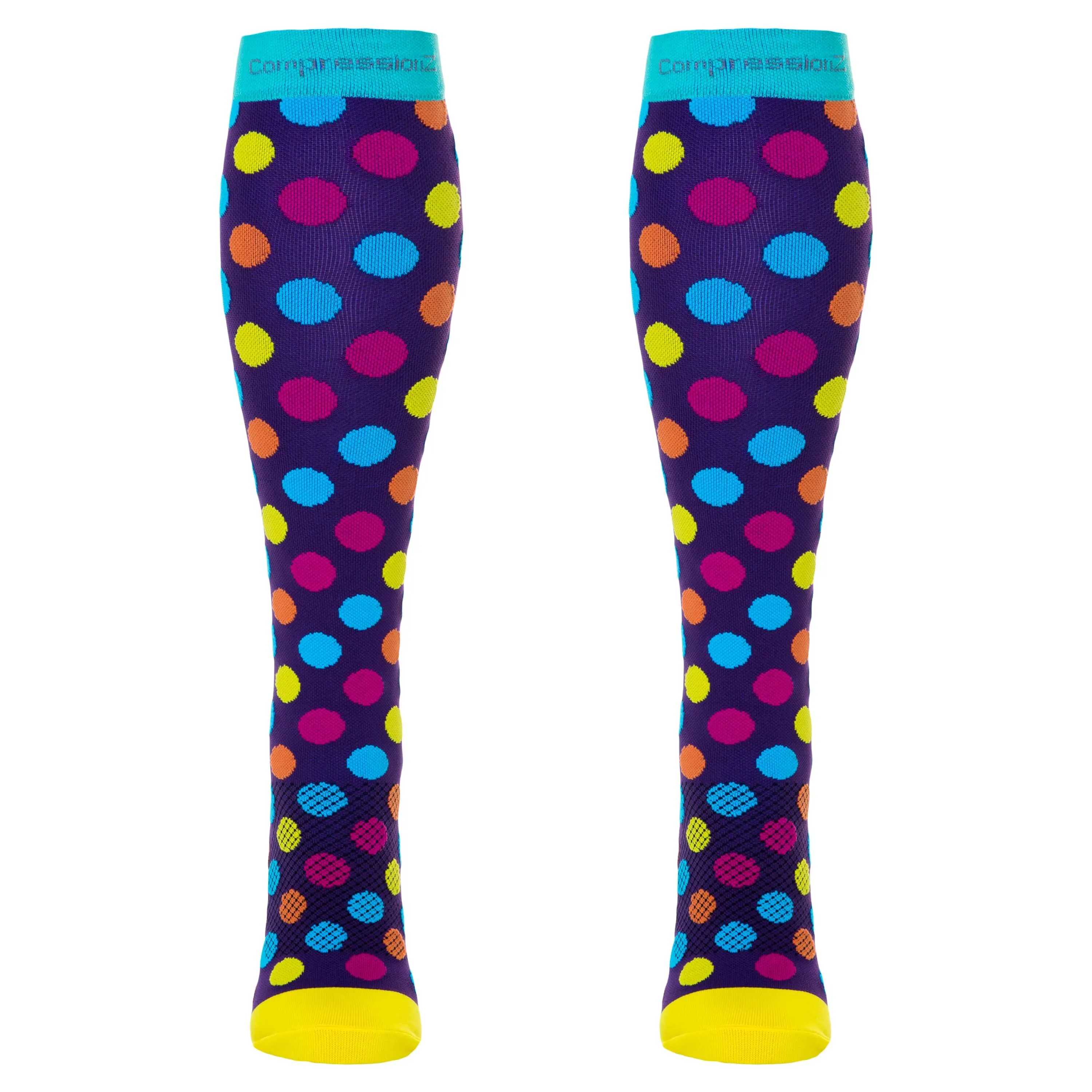 Compression Socks (Fun Patterns 20-30mmHg) - Urban Dots