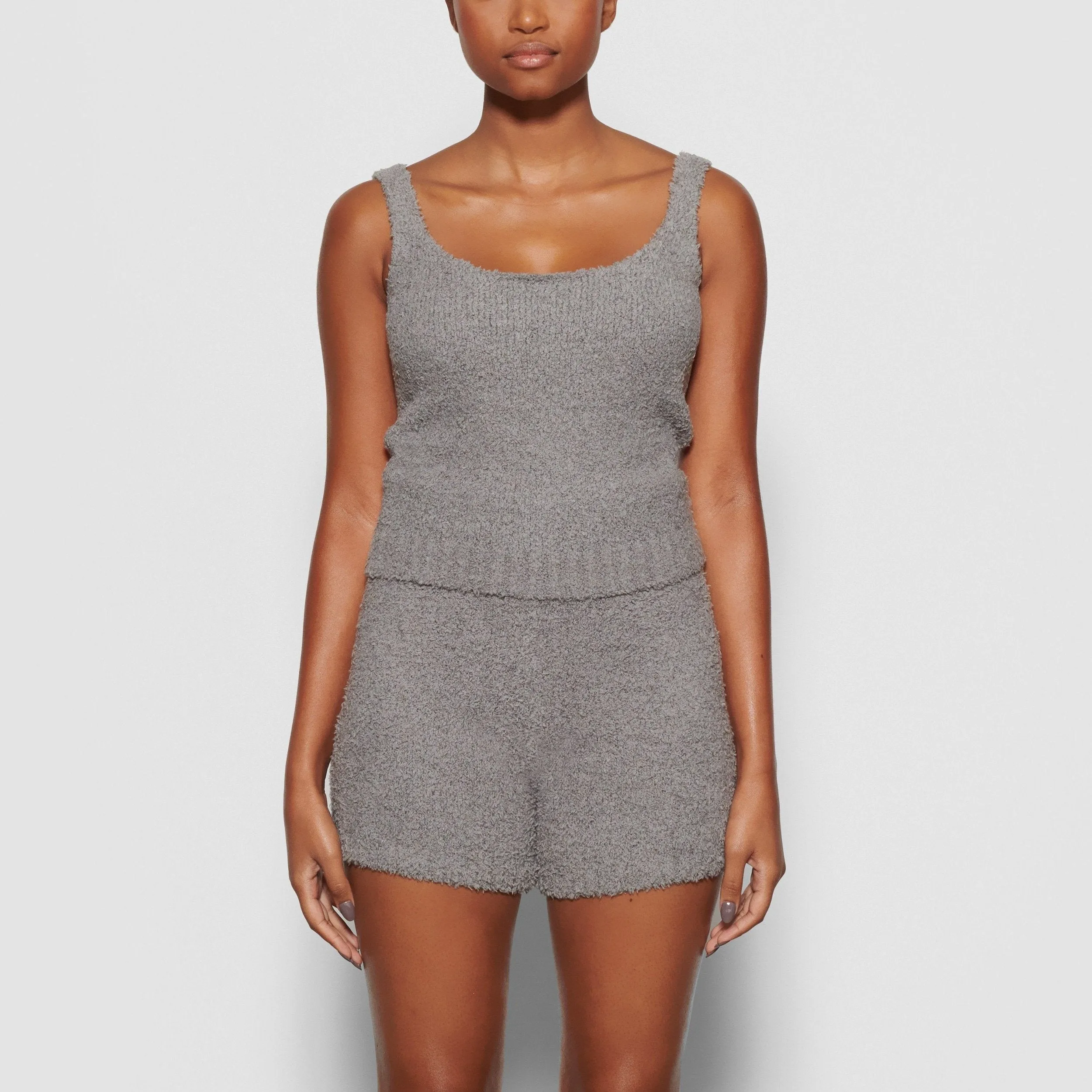 COZY KNIT SHORT | SMOKE