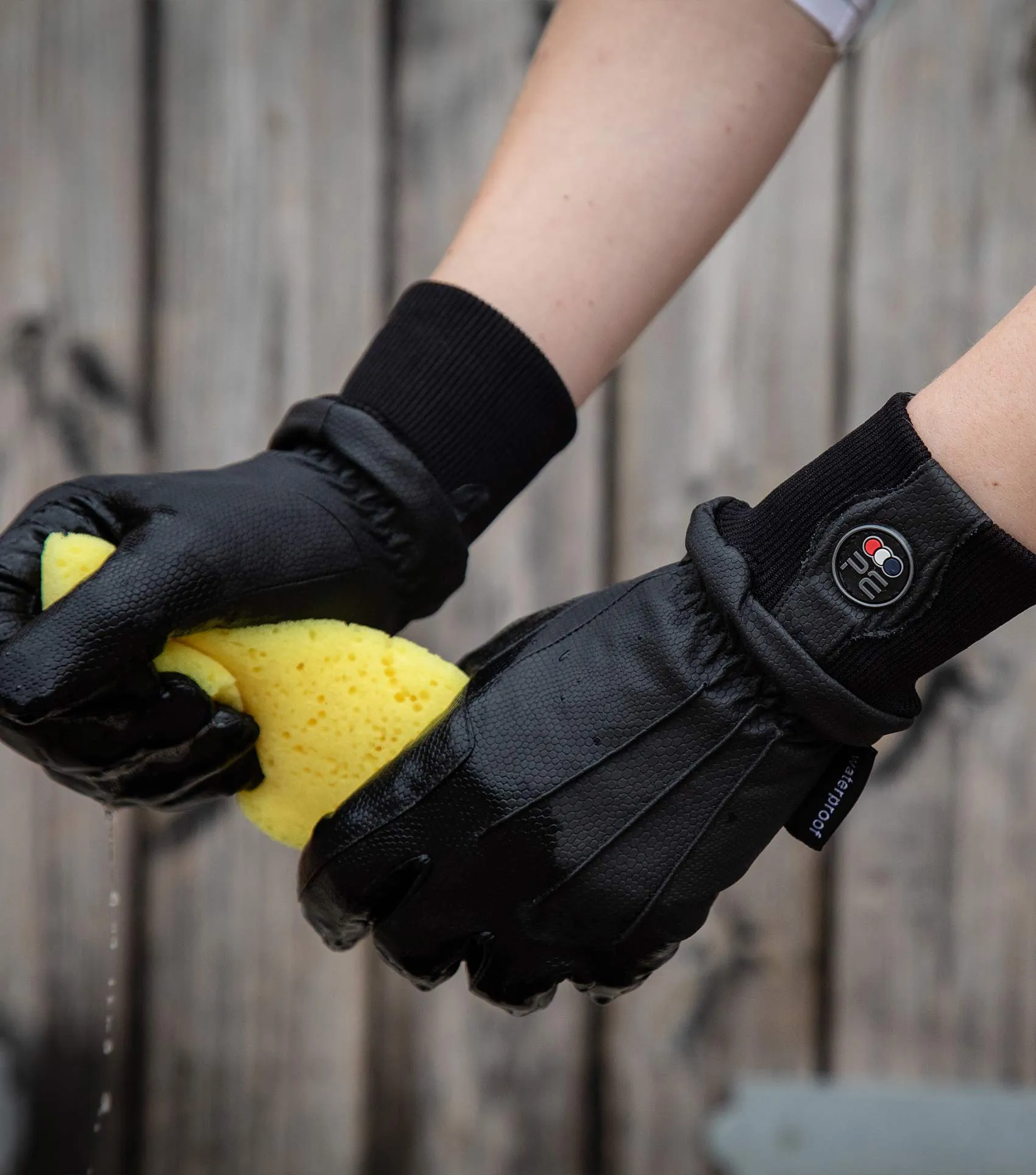 Dajour Waterproof Riding Gloves Black