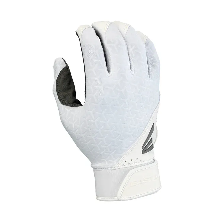 Easton Fundamental VRS Batting Gloves - Women's Extra Large - White/Grey