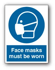 Face masks must be worn