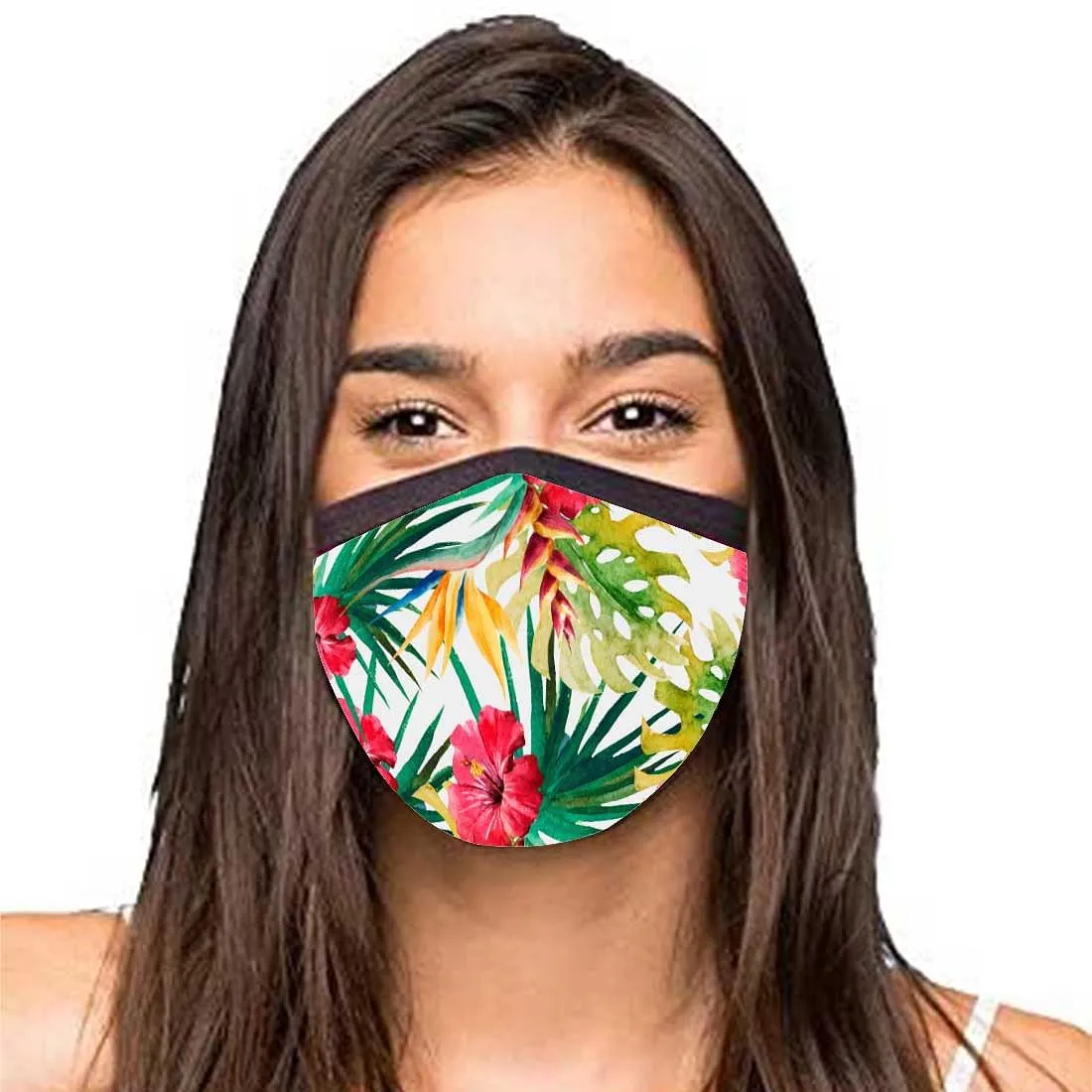 Face Masks Reusable Washable Set Of 2 -Floral_Pattern