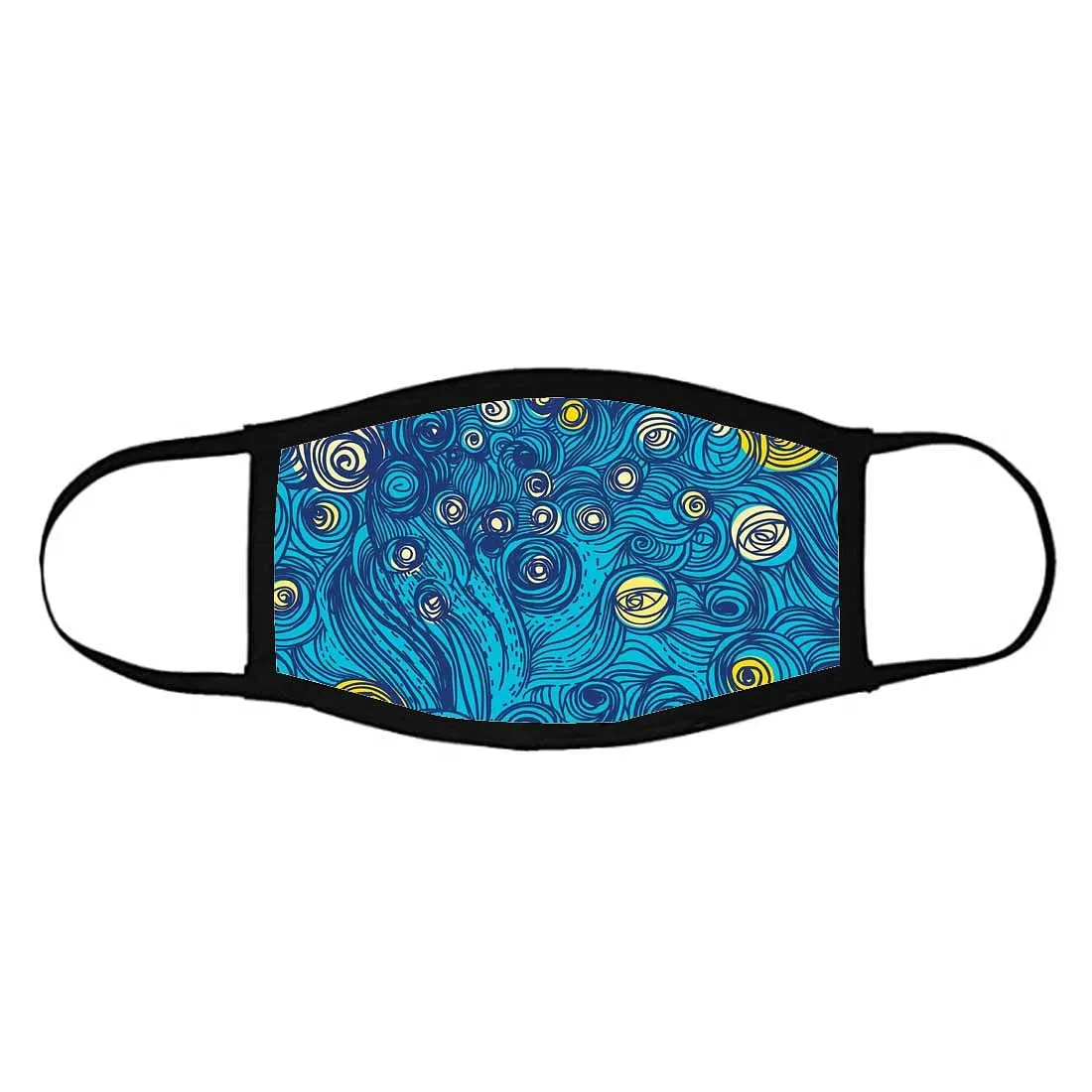 Face Masks Reusable Washable Set Of 2 -Starry_starry_night