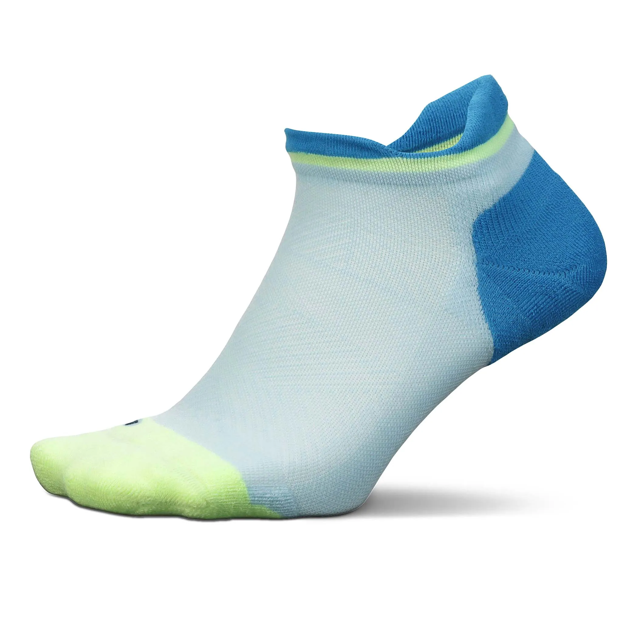 Feetures | Unisex Elite Max Cushion No Show Tab - Blue Crystal