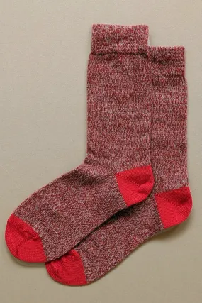 Fine Merino Wool Socks | Poppy Red