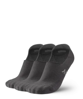 Flagship No Show Socks Grey 3-Pack