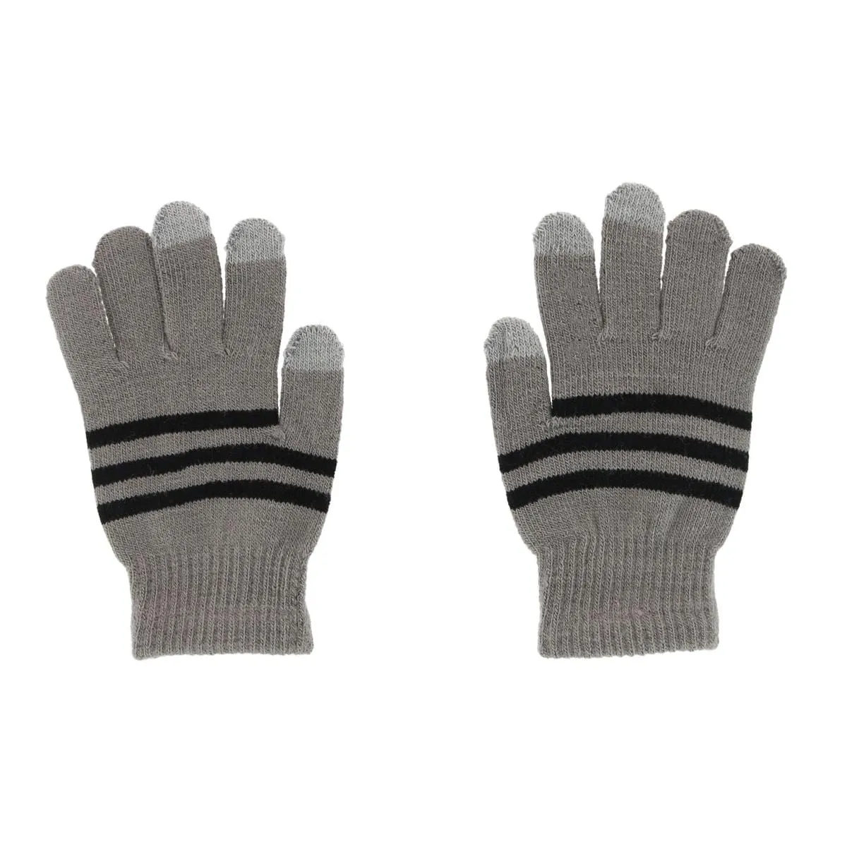 Grand Sierra Kids' One Size Striped Touchscreen Winter Glove