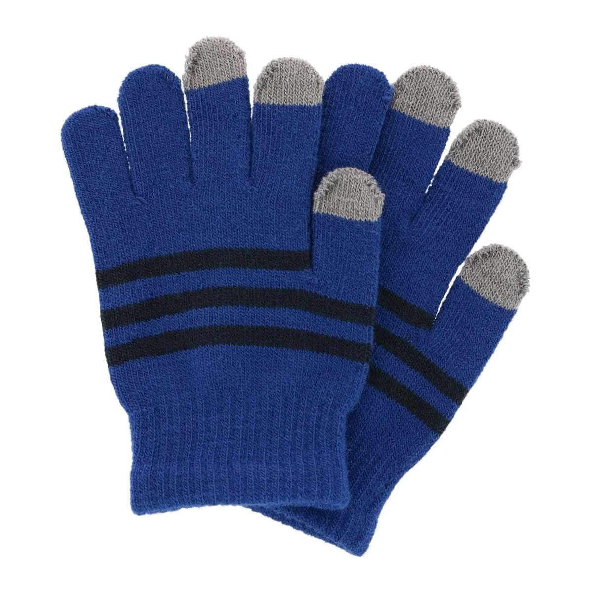 Grand Sierra Kids' One Size Striped Touchscreen Winter Glove