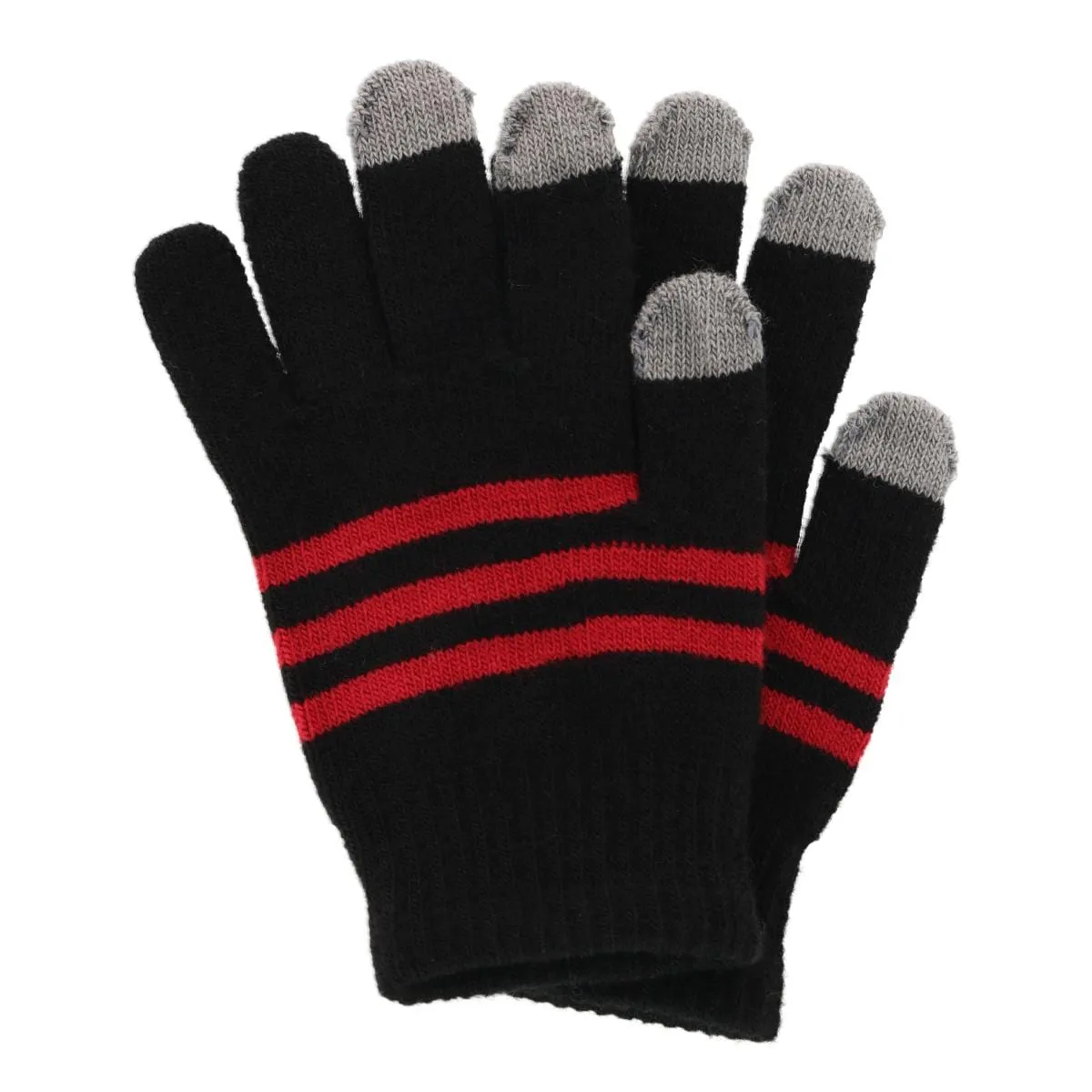 Grand Sierra Kids' One Size Striped Touchscreen Winter Glove