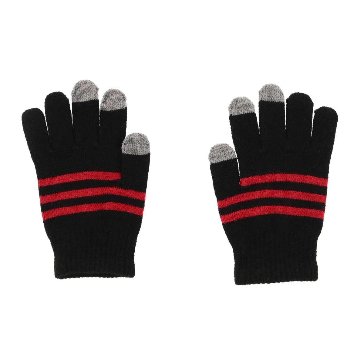 Grand Sierra Kids' One Size Striped Touchscreen Winter Glove