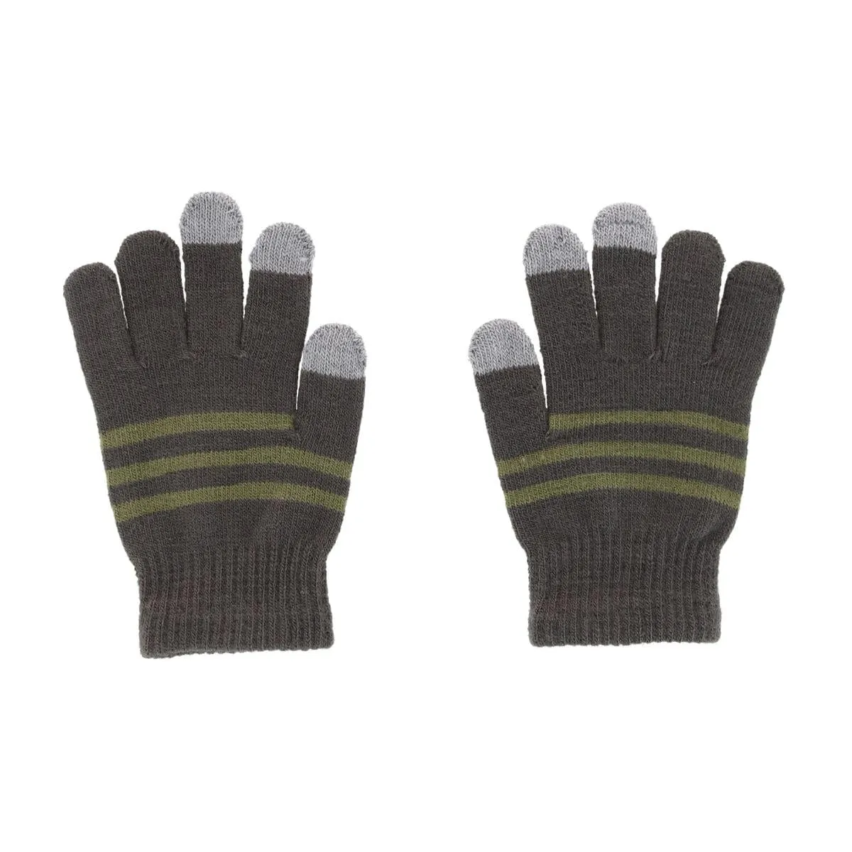 Grand Sierra Kids' One Size Striped Touchscreen Winter Glove