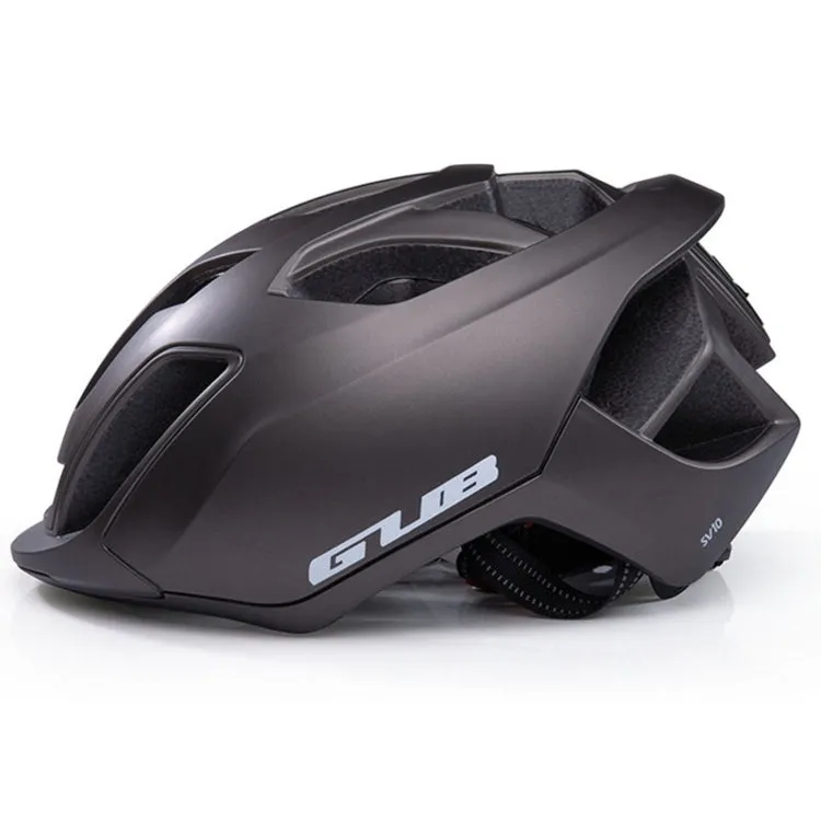 GUB SV10 PC   EPS Breathable Bike Helmet Cycling Helmet With Taillights (Titanium Color)