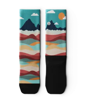 Head In The Clouds Crew Socks