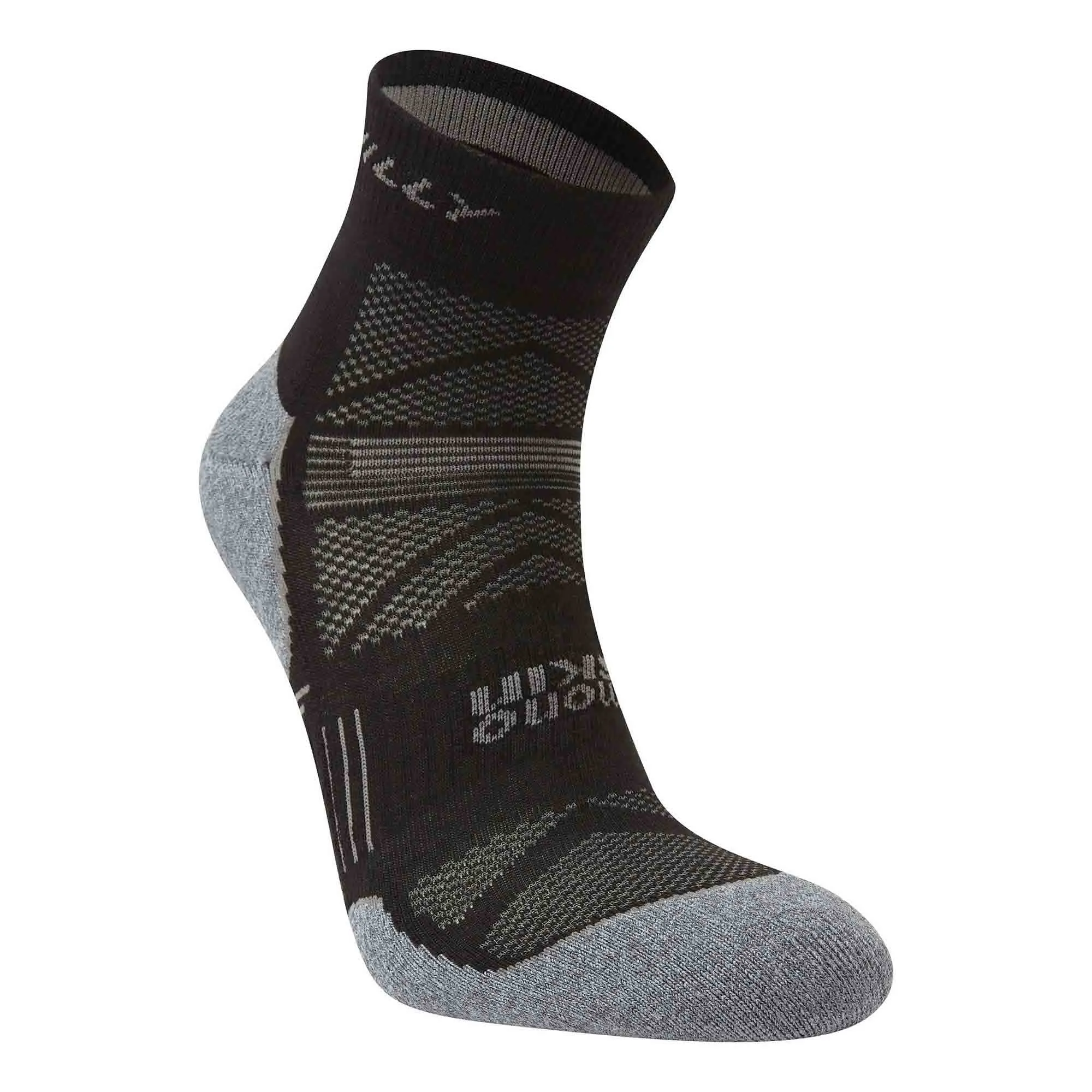 Hilly | Unisex Supreme Anklet Running Socks - Black