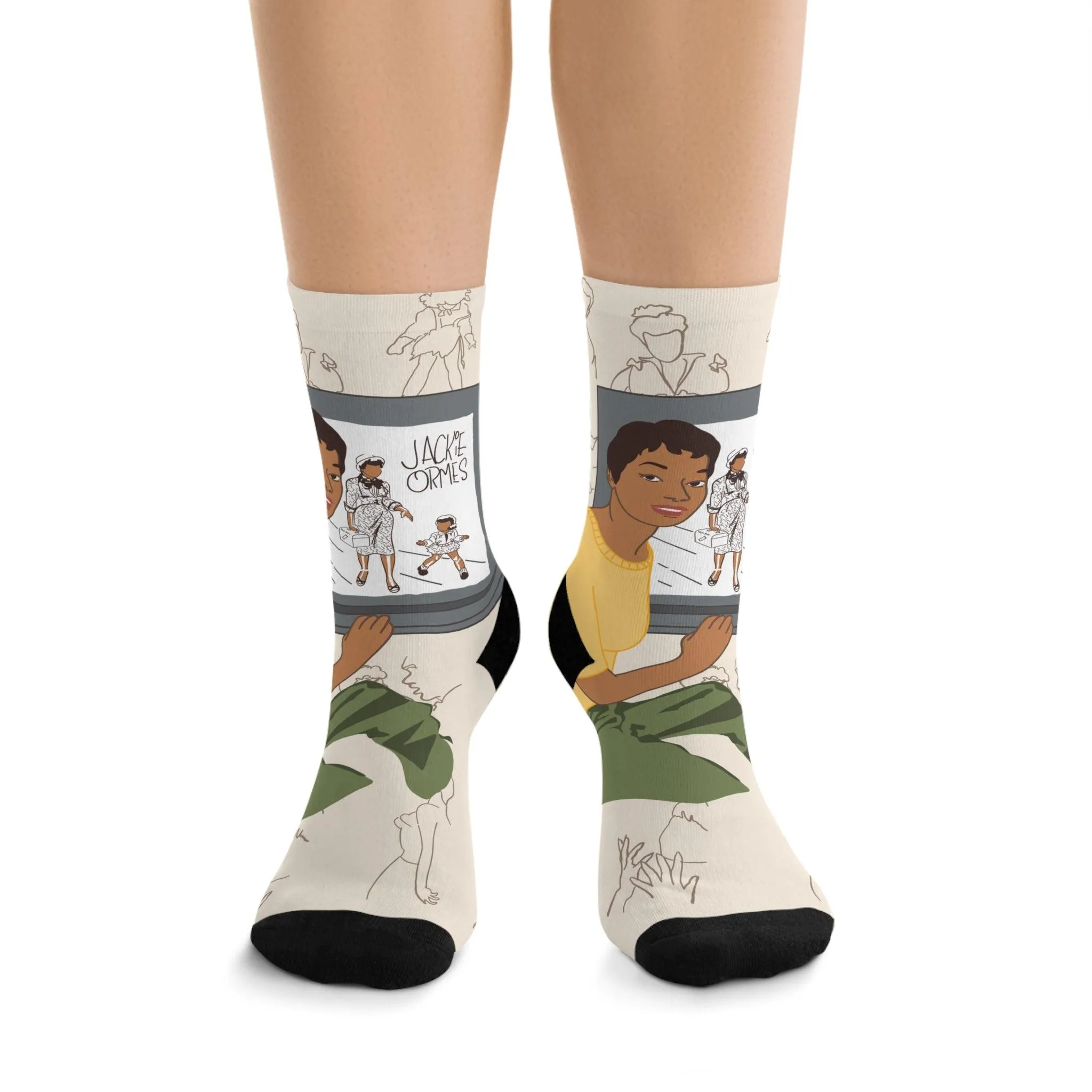 Jackie the Cartoonist Socks