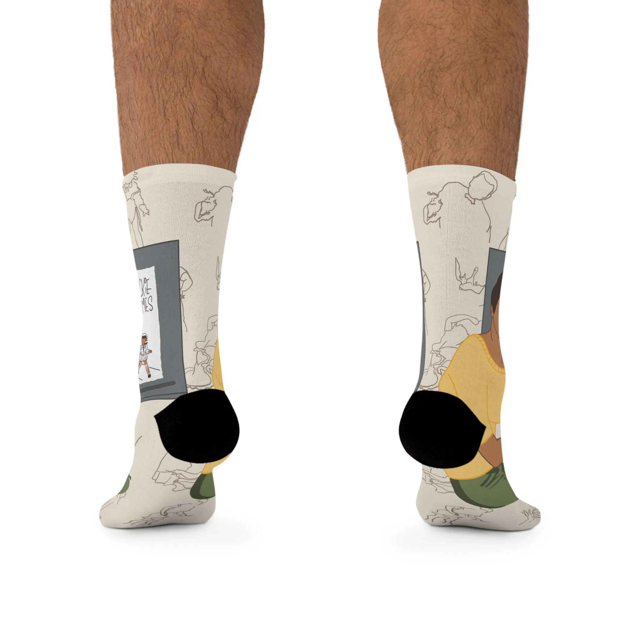 Jackie the Cartoonist Socks