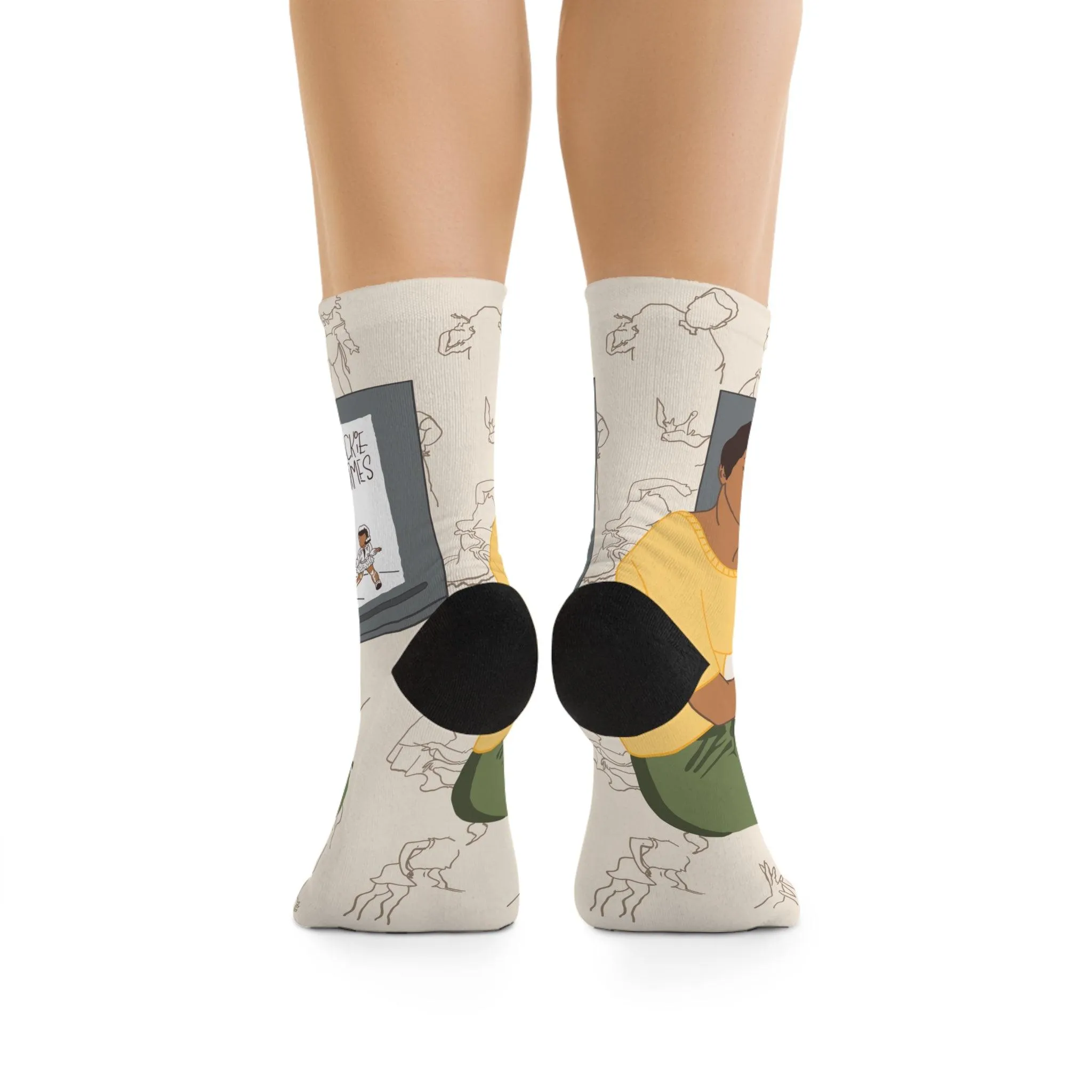 Jackie the Cartoonist Socks