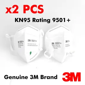 KN95 Dusk/Particulate/Microbe Disposable Mask - 3M Brand (2 Pack)