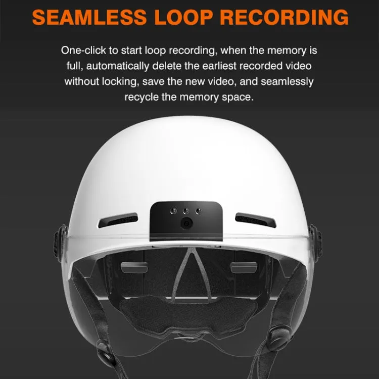 M6 1080P HD Camera Recorder Cycling Smart Helmet, Size: 54-63cm(Black)