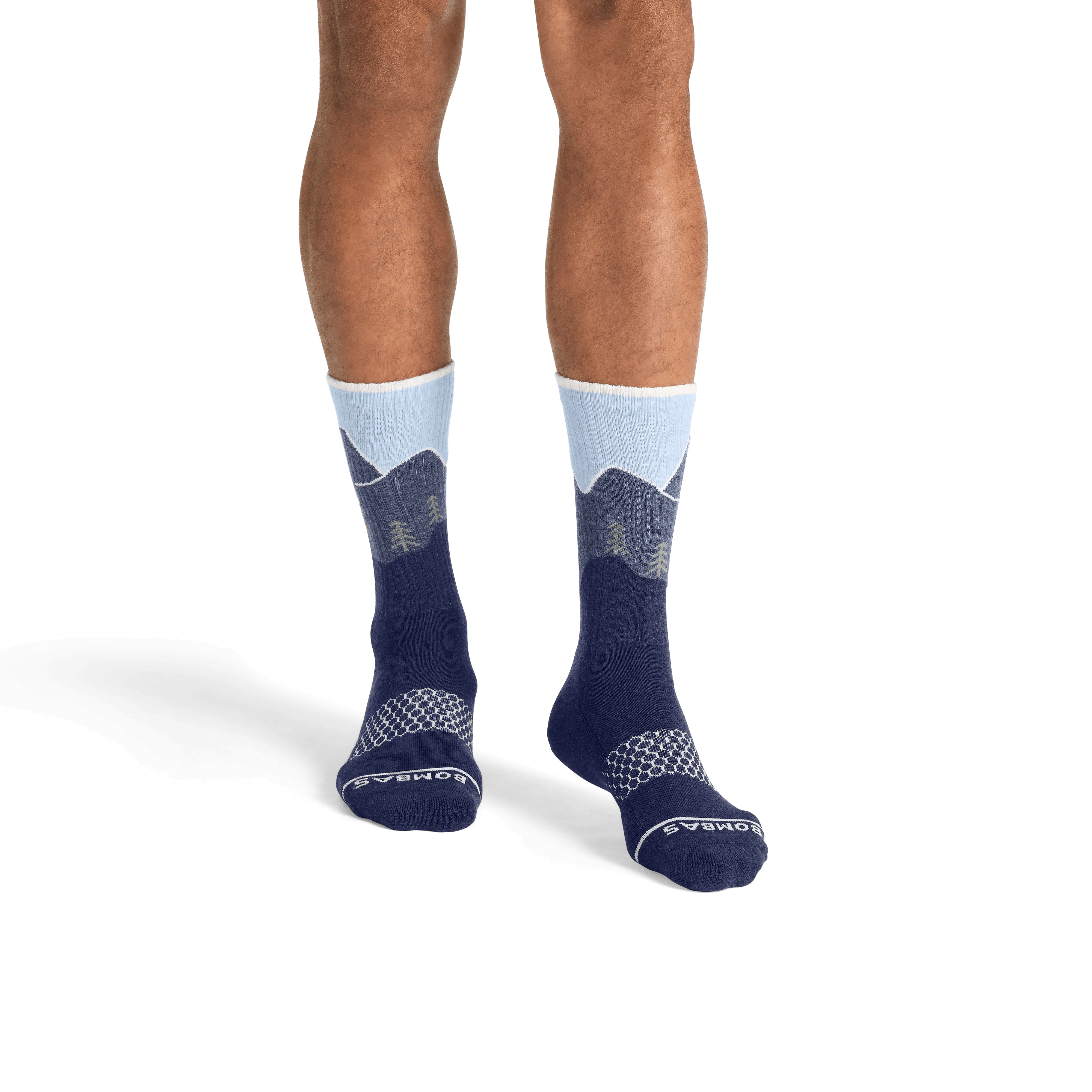 Men's Merino Wool Blend Calf Sock 4-Pack Gift Box