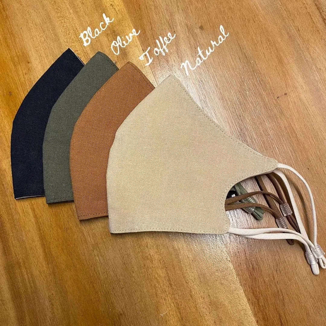 Organic Linen Fabric Masks