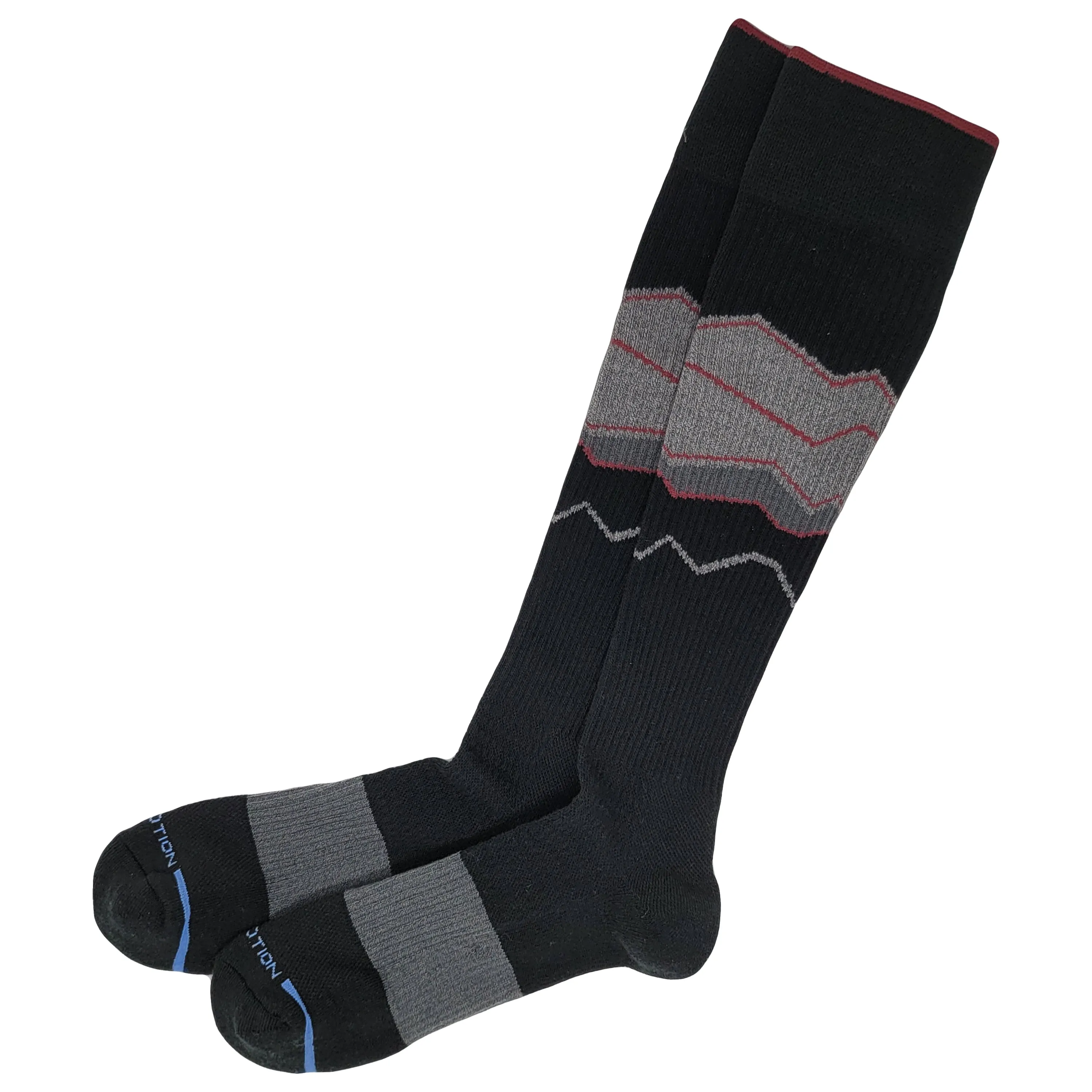 Outdoor Compression Knee-High Socks For Men | Dr Motion Socks |High Abstract Mountain