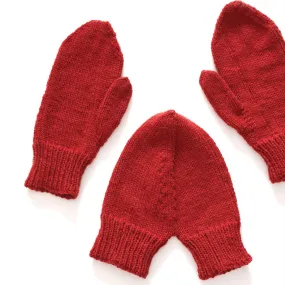 Patons Knit Valentine Mittens