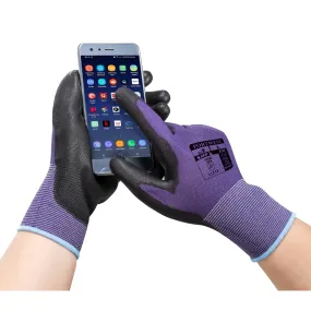 PORTWEST Polyurethane Touchscreen Work Gloves - ANSI Cut Level A1 - A195