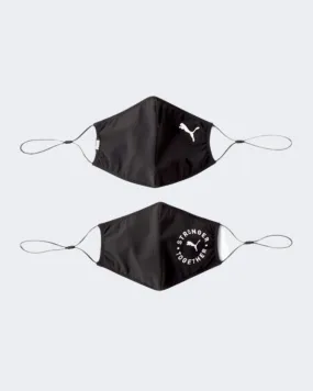 Puma Set Of 2 Unisex Lifestyle Face Mask Black