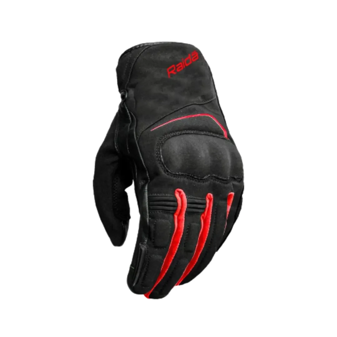 Raida Aqua Dry Waterproof Gloves Red