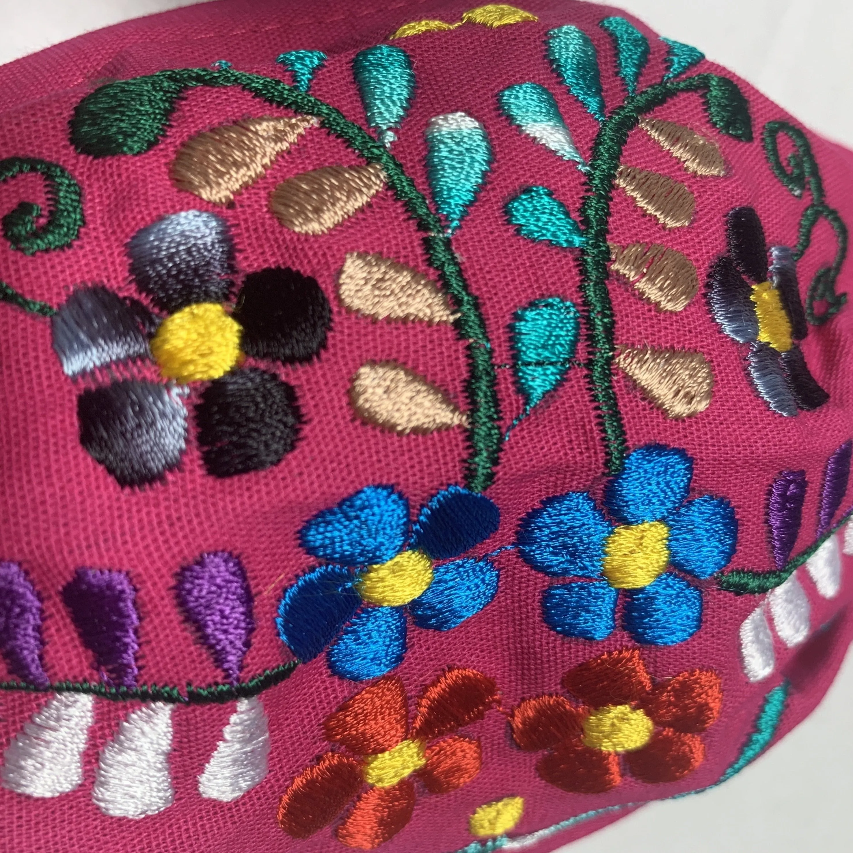 Reusable Embroidered FaceMasks - Floral