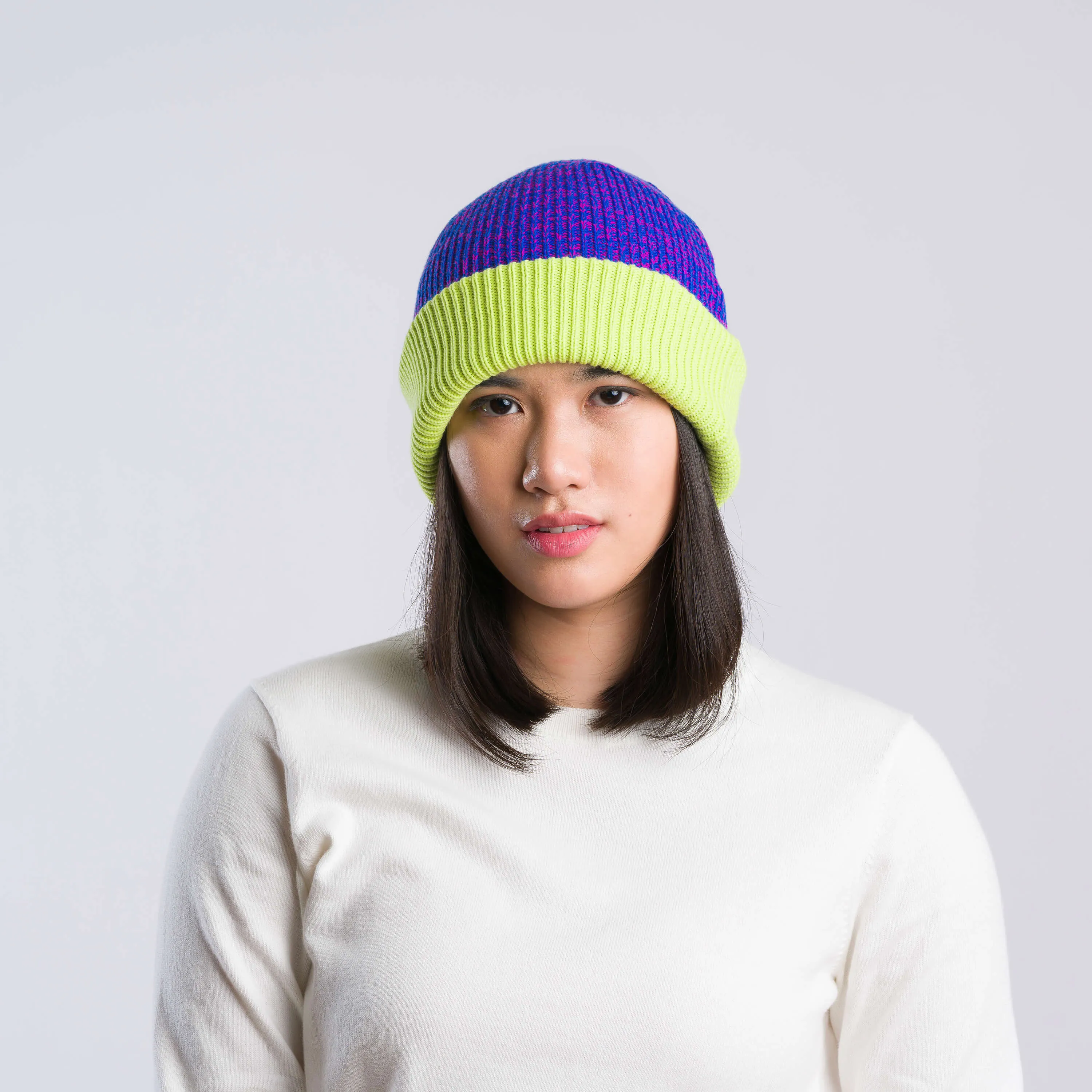 Ribbed Reversible Knit Hat