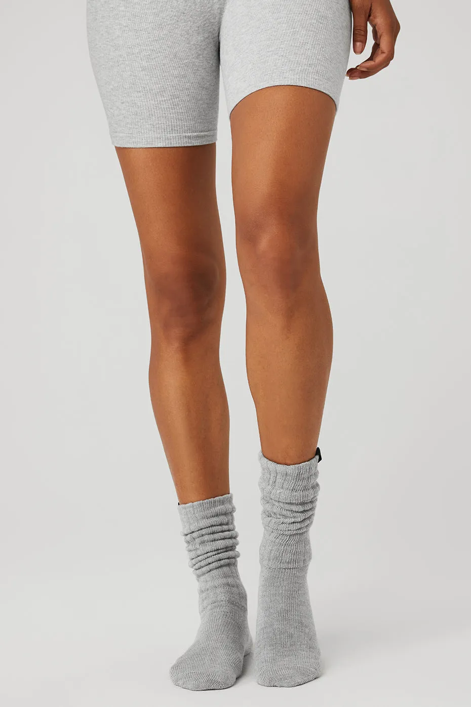 Scrunch Sock - Athletic Heather Grey