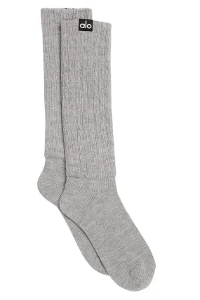 Scrunch Sock - Athletic Heather Grey